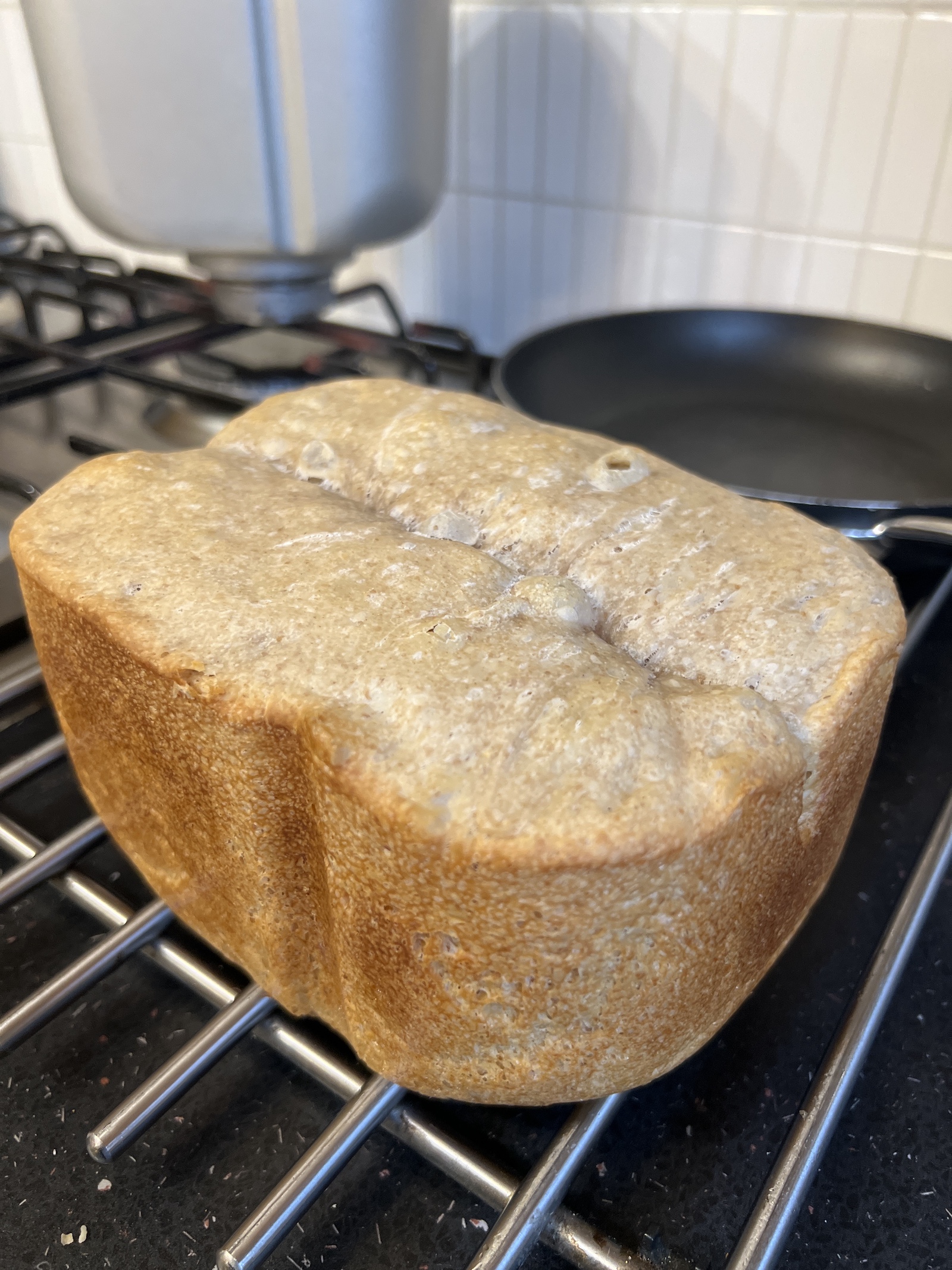 - overproved loaf - collapsed dome